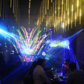 bar decoration disco LED meteor tube light